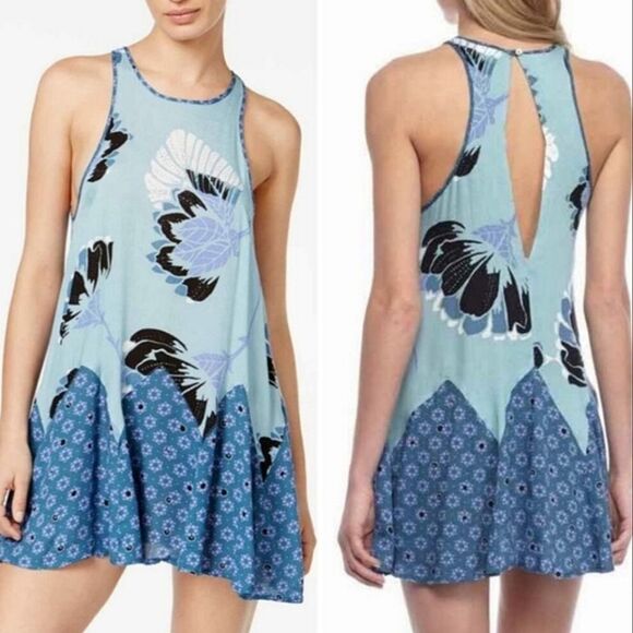 Free People Someone Like You Slip Dress Intimately Floral Flowy Beach Coverup - Picture 1 of 13